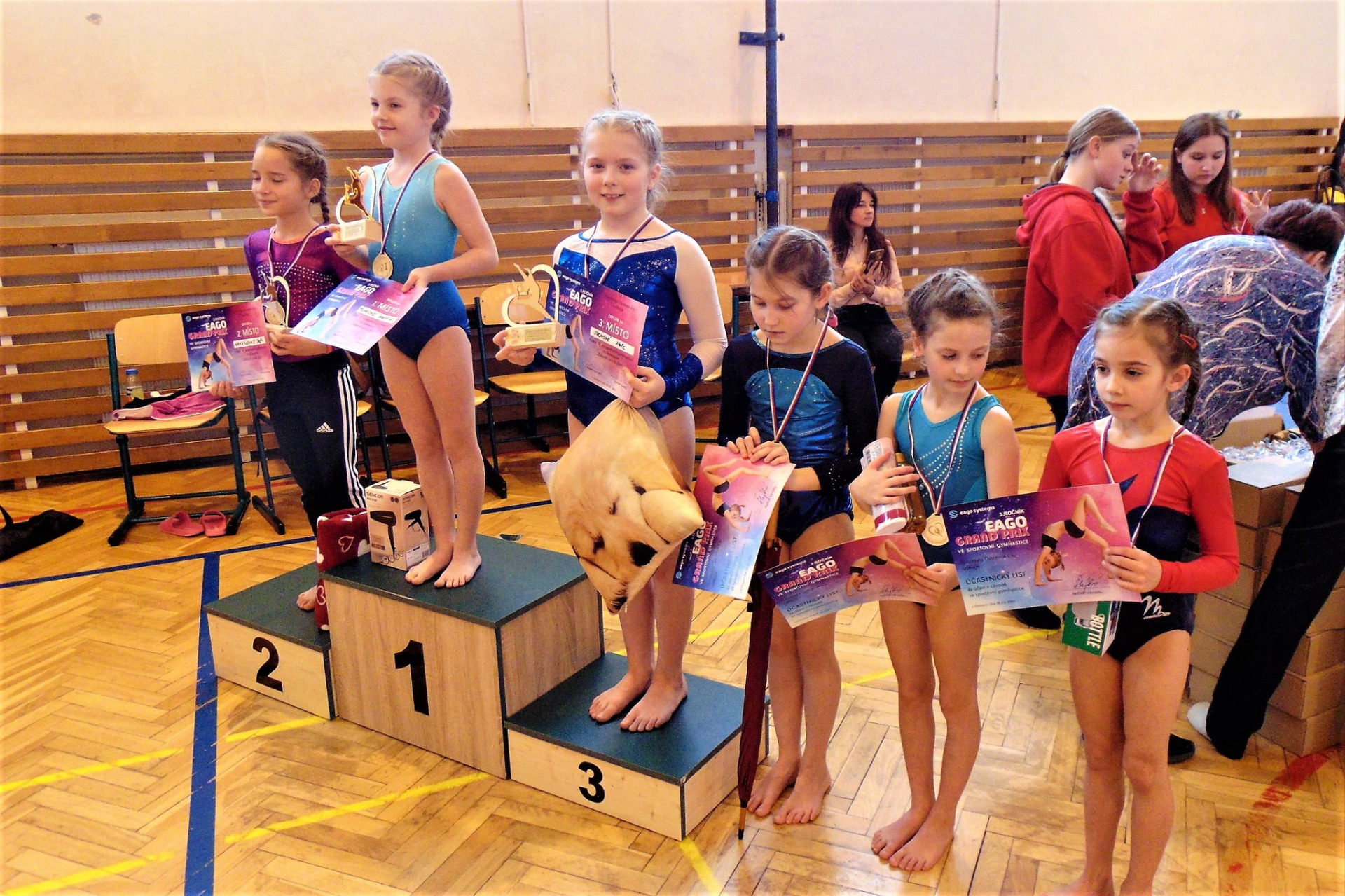 1. místo Kateřina Poláková.